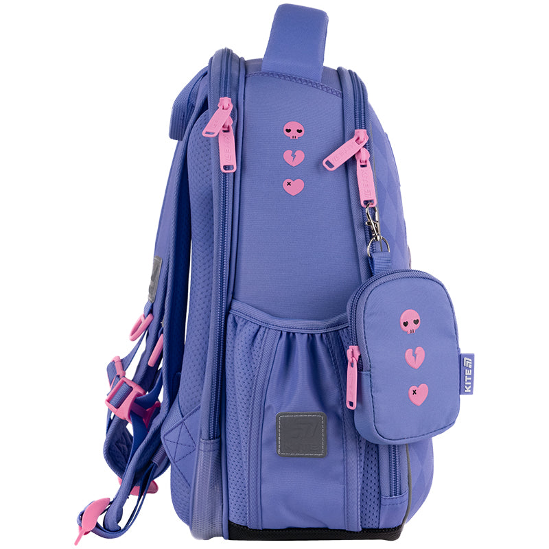 School backpack hard shaped Kuromi HK25-555S-2