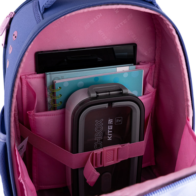 School backpack hard shaped Kuromi HK25-555S-2