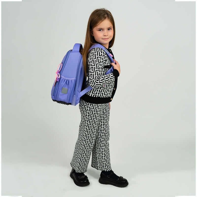 School backpack hard shaped Kuromi HK25-555S-2