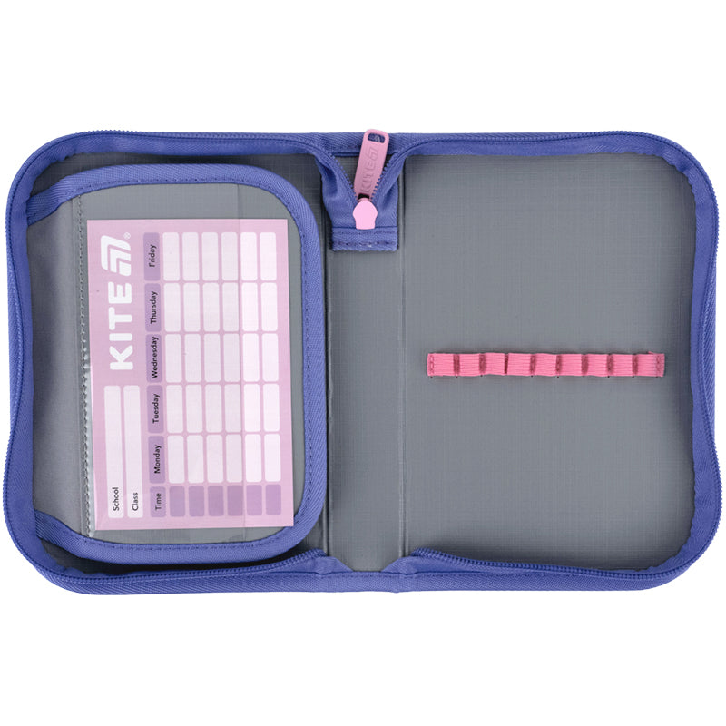 Pencil case without stationery Kite Kuromi HK25-621-2, 1 compartment, 1 flap