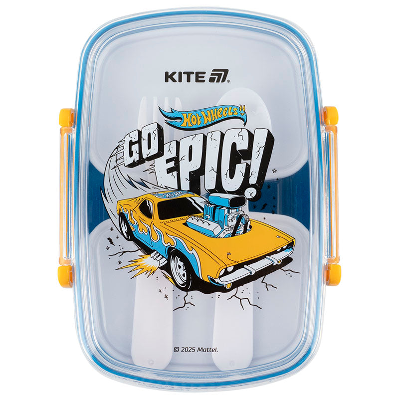 Ланчбокс з наповненням Kite Hot Wheels HW25-181, 750 мл