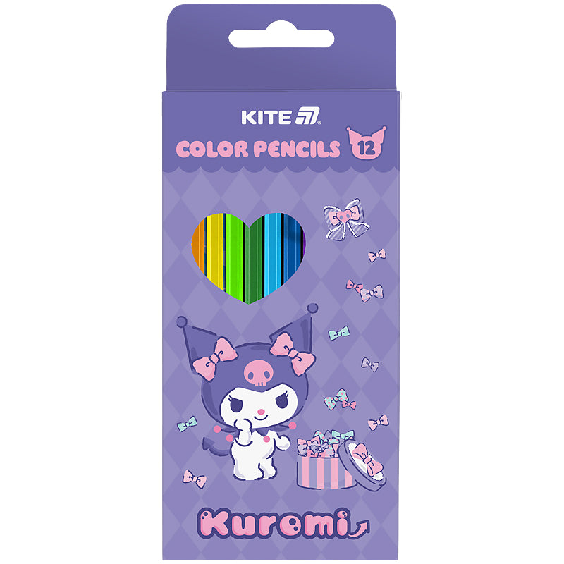 Олівці кольорові Kite Kuromi HK25-051-2, 12 шт.