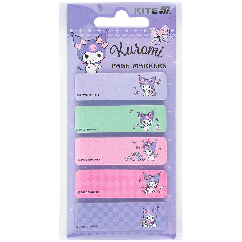 Закладка паперова з малюнком Kuromi HK25-480, 100 шт, 5х15х50 мм, прямокутна
