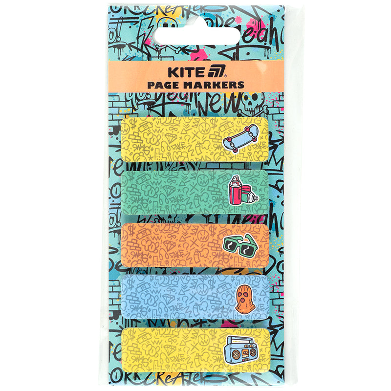 Page paper markers Kite K25-480-1, 100 pcs, 5х15х50 mm