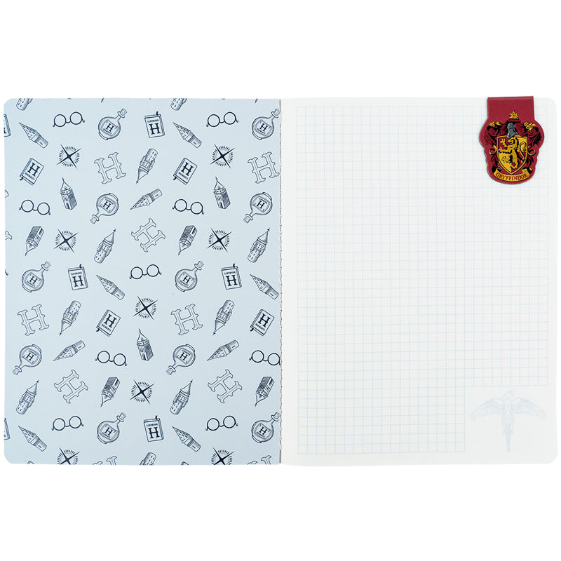 Notebook and page clip Kite Harry Potter HP25-192, А5, 60 sheets, squared