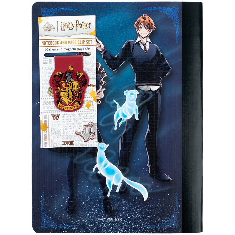 Notebook and page clip Kite Harry Potter HP25-192, А5, 60 sheets, squared