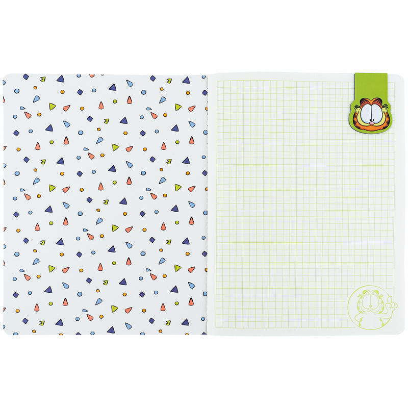 Блокнот з магнітною закладкою Kite Garfield GF25-192, А5, 60 аркушів, клітинка