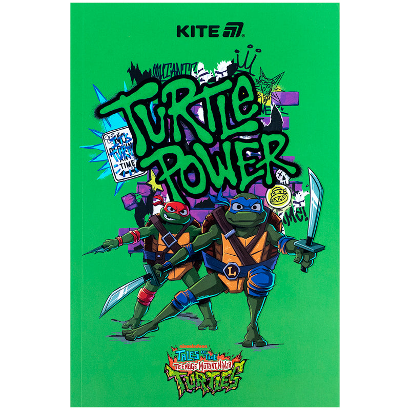 Блокнот Kite Ninja Turtles NT25-193-1, термобіндер, А5, 64 аркуші, нелінований