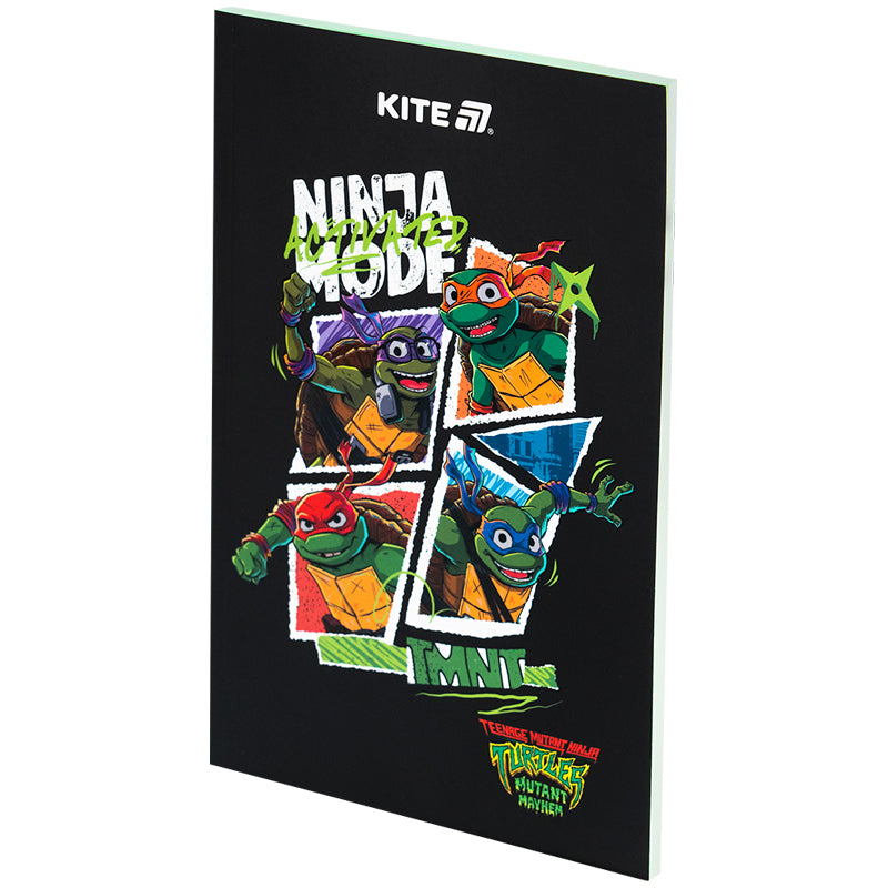 Блокнот Kite Ninja Turtles NT25-193-2, термобіндер, А5, 64 аркуші, нелінований