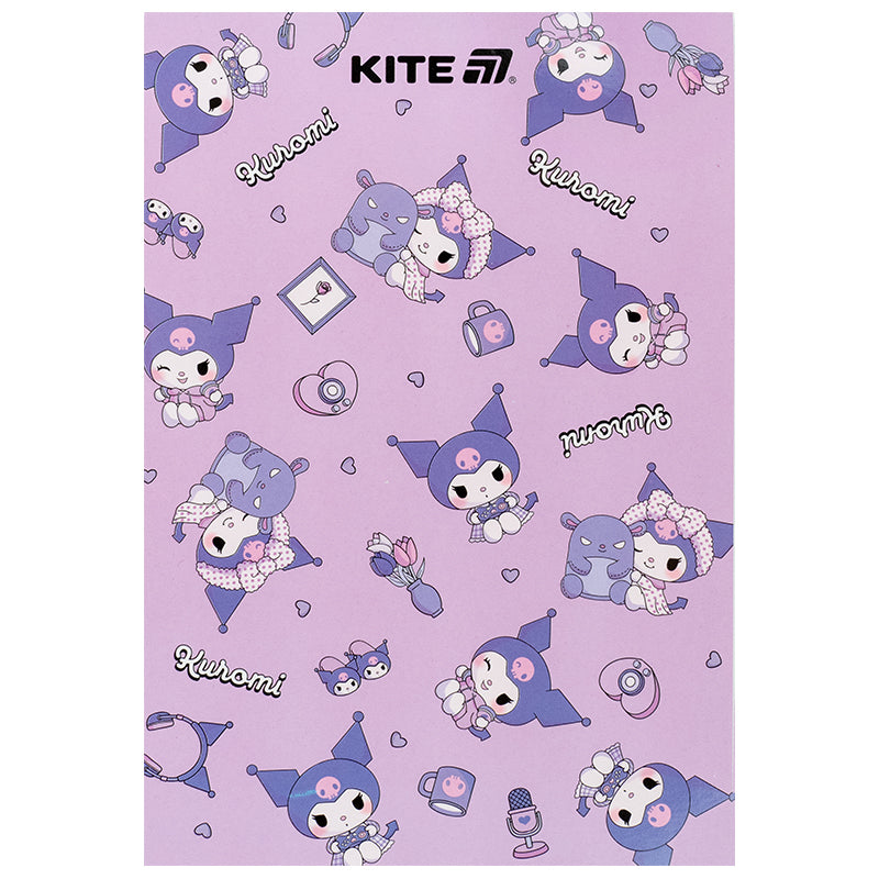 Блокнот-планшет Kite Kuromi HK25-194-1, A5, 50 аркушів, клітинка