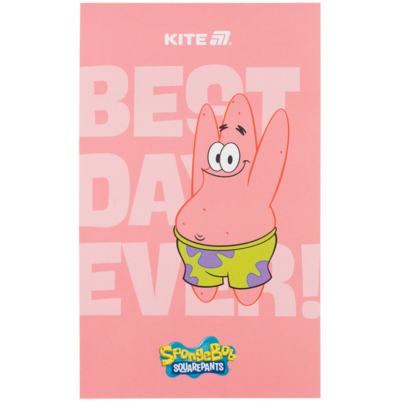 Блокнот-планшет Kite Sponge Bob SB25-195, A6, 50 аркушів, нелінований