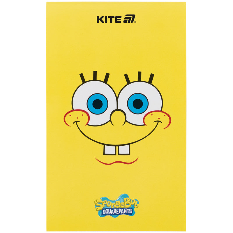 Блокнот-планшет Kite Sponge Bob SB25-195, A6, 50 аркушів, нелінований
