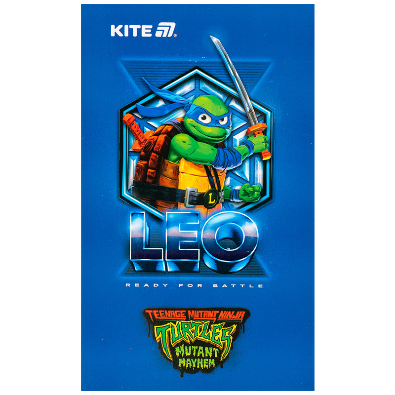 Блокнот-планшет Kite Ninja Turtles NT25-195, A6, 50 аркушів, нелінований