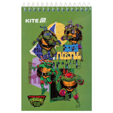 Блокнот на спіралі Kite Ninja Turtles NT25-196, А6, 48 аркушів, нелінований Блокнот на спіралі Kite Ninja Turtles NT25-196, А6, 48 аркушів, нелінований