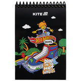 Блокнот на спіралі Kite Hot Wheels HW25-196, А6, 48 аркушів, нелінований Блокнот на спіралі Kite Hot Wheels HW25-196, А6, 48 аркушів, нелінований