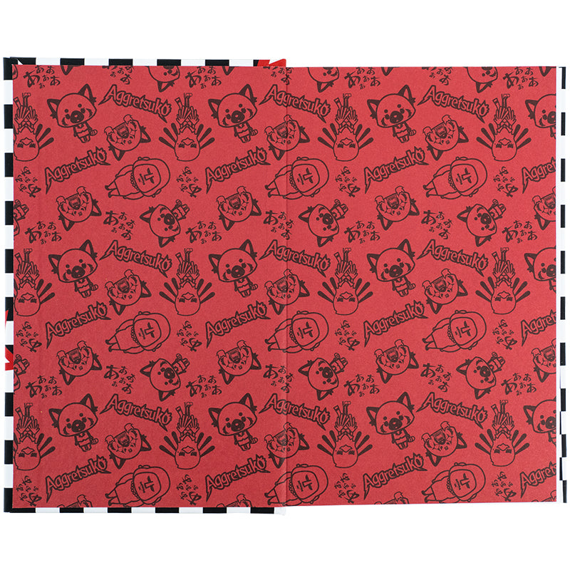 Notebook Kite Aggretsuko AR25-199, hard cover, А6, 80 sheets, squared