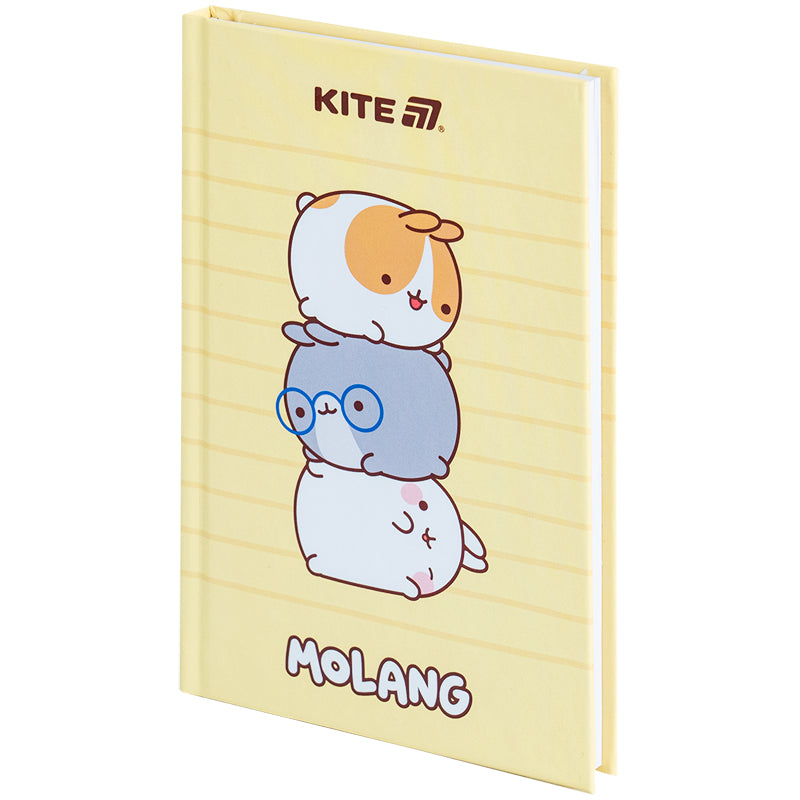 Книга записна Kite Molang ML25-199, тверда обкладинка, А6, 80 аркушів, клітинка