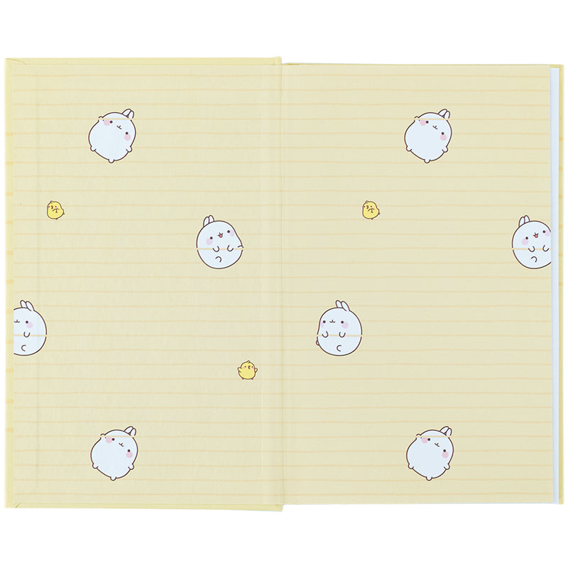 Notebook Kite Molang ML25-199, hard cover, А6, 80 sheets, squared