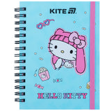 Spiral notebook Kite Hello Kitty HK25-229-1, А6, 80 sheets, squared Spiral notebook Kite Hello Kitty HK25-229-1, А6, 80 sheets, squared