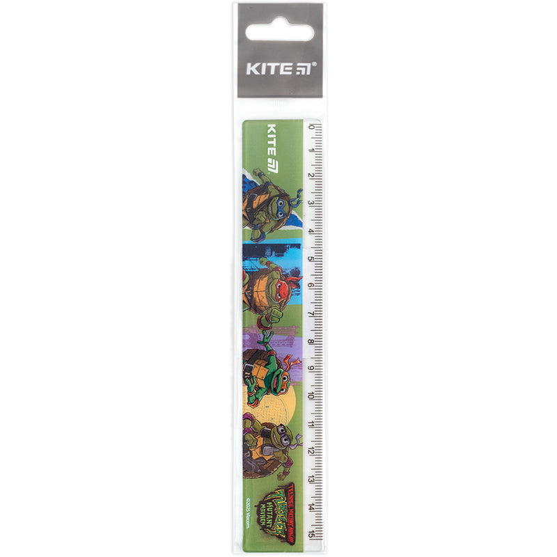 Лінійка пластикова Kite Ninja Turtles NT25-090, 15 см