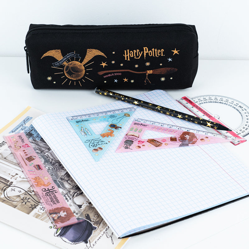 Набір: лінійка 15 см, 2 косинця, транспортир Kite Harry Potter HP25-282