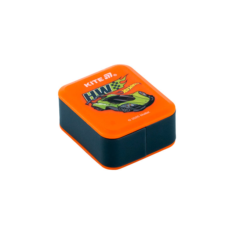 Точилка з контейнером прямокутна Kite Hot Wheels HW25-116