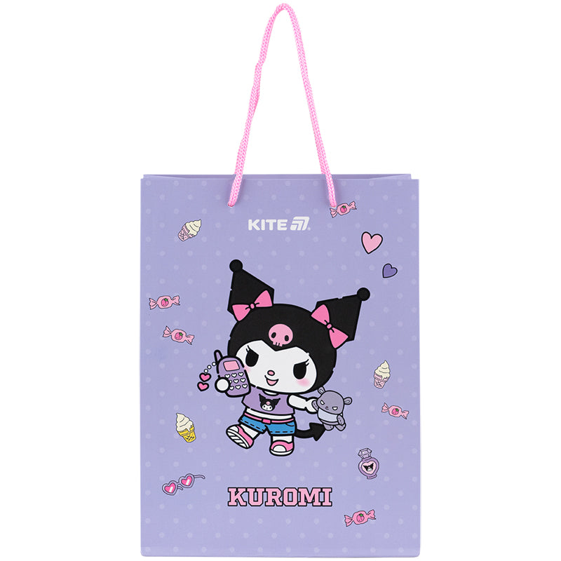 Paper gift bag Kite Kuromi HK25-265-2, 18х24cm