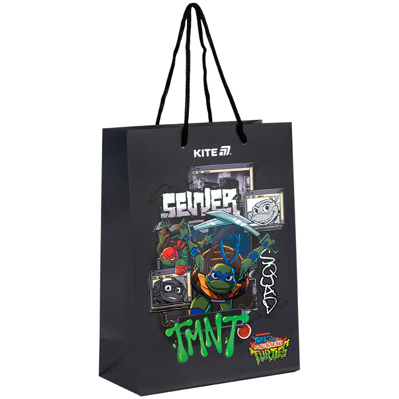 Пакет паперовий подарунковий Kite Ninja Turtles NT25-265, 18х24см