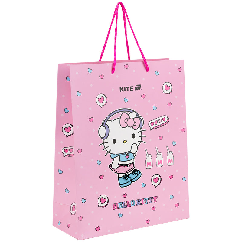 Пакет паперовий подарунковий Kite Hello Kitty HK25-266-1, 26х32см