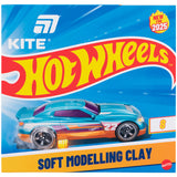Plasticine Kite Hot Wheels HW25-082, 8 colors, 160 g Plasticine Kite Hot Wheels HW25-082, 8 colors, 160 g
