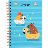 Блокнот на спіралі Kite Cute 2 K25-1911-2, А5, 80 аркушів, клітинка Блокнот на спіралі Kite Cute 2 K25-1911-2, А5, 80 аркушів, клітинка