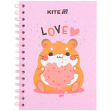 Блокнот на спіралі Kite Cute 3 K25-1911-3, А5, 80 аркушів, клітинка Блокнот на спіралі Kite Cute 3 K25-1911-3, А5, 80 аркушів, клітинка