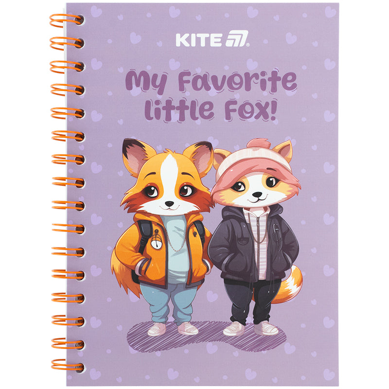 Spiral notebook Kite Cute 4 K25-1911-4, А5, 80 sheets, squared