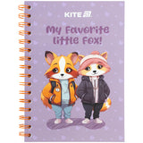 Блокнот на спіралі Kite Cute 4 K25-1911-4, А5, 80 аркушів, клітинка Блокнот на спіралі Kite Cute 4 K25-1911-4, А5, 80 аркушів, клітинка