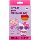 Wax-based modeling clay Kite Hello Kitty HK25-086, 12 colors, 200 g Wax-based modeling clay Kite Hello Kitty HK25-086, 12 colors, 200 g
