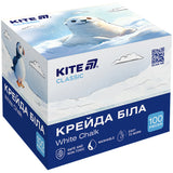 Крейда біла Kite Classic K-079-100, 100 шт Крейда біла Kite Classic K-079-100, 100 шт