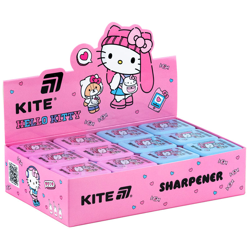 Точилка з контейнером прямокутна Kite Hello Kitty HK25-116