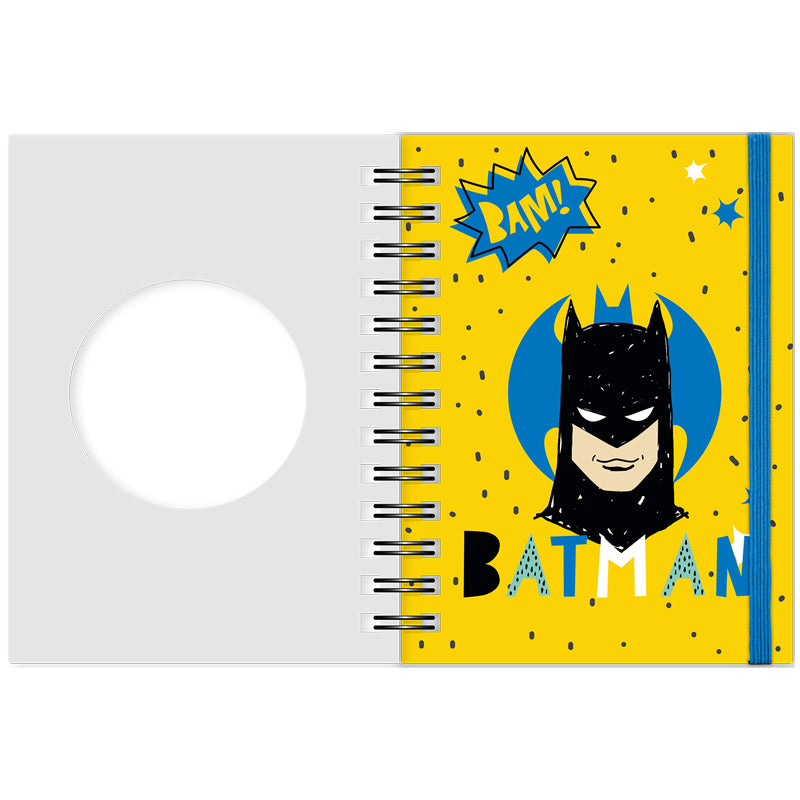Блокнот на спіралі Kite DC Comics DC23-229, А6, 80 аркушів, клітинка