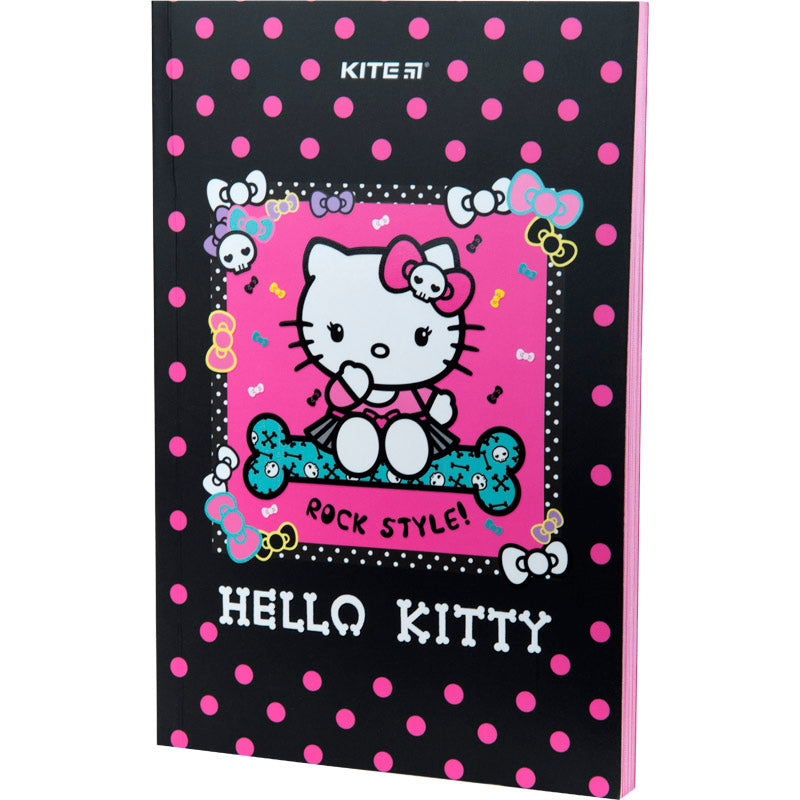 Notebook Kite Hello Kitty HK23-193-1, thermobinder, А5, 64 sheets, blank