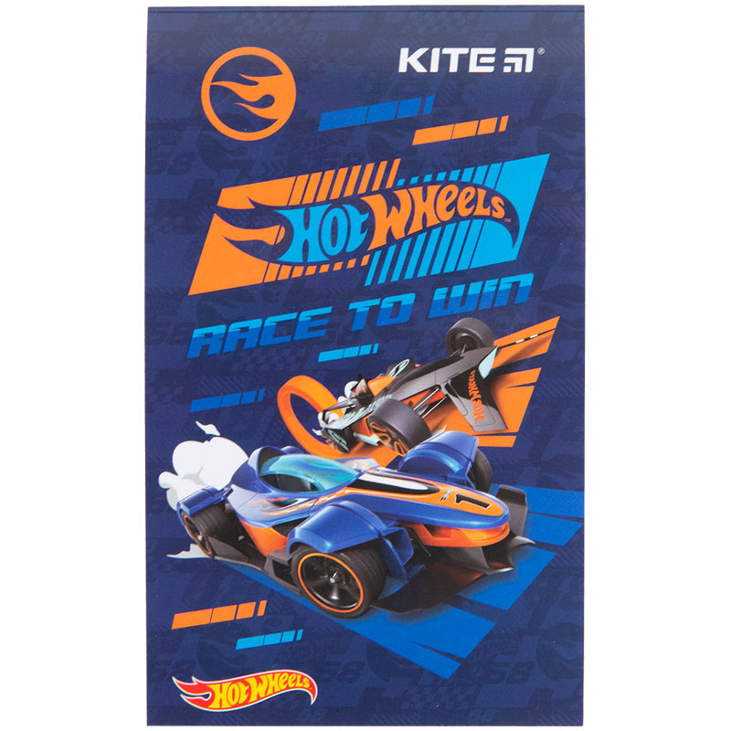 Блокнот-планшет Kite Hot Wheels HW23-195, A6, 50 аркушів, нелінований