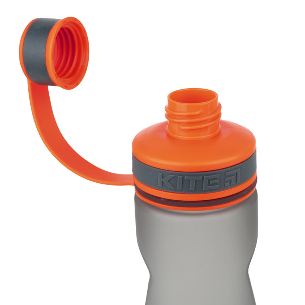 Water bottle Kite K21-398-01, 700 ml, grey-orange