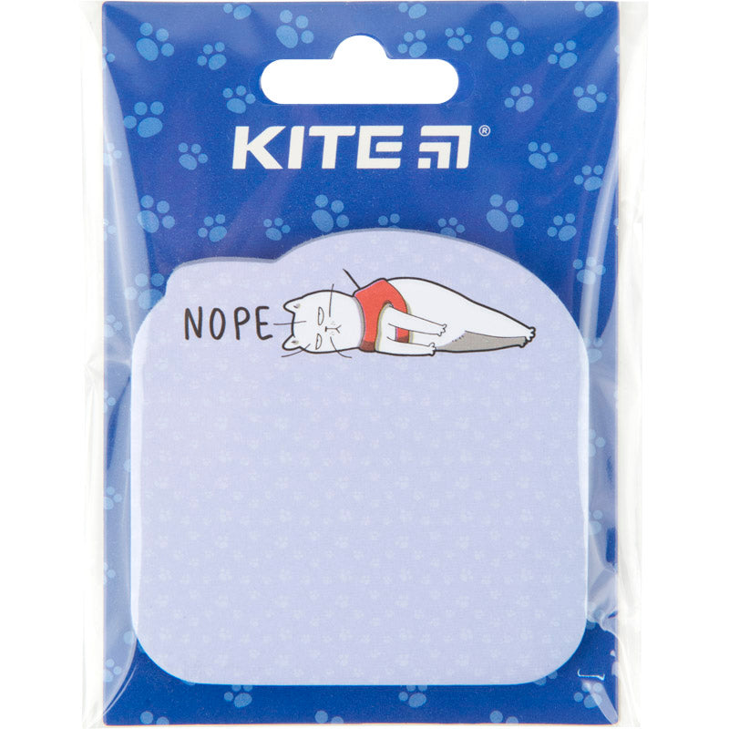 Sticky notes Kite Nope cat K22-298-1, 70х70 mm, 50 sheets