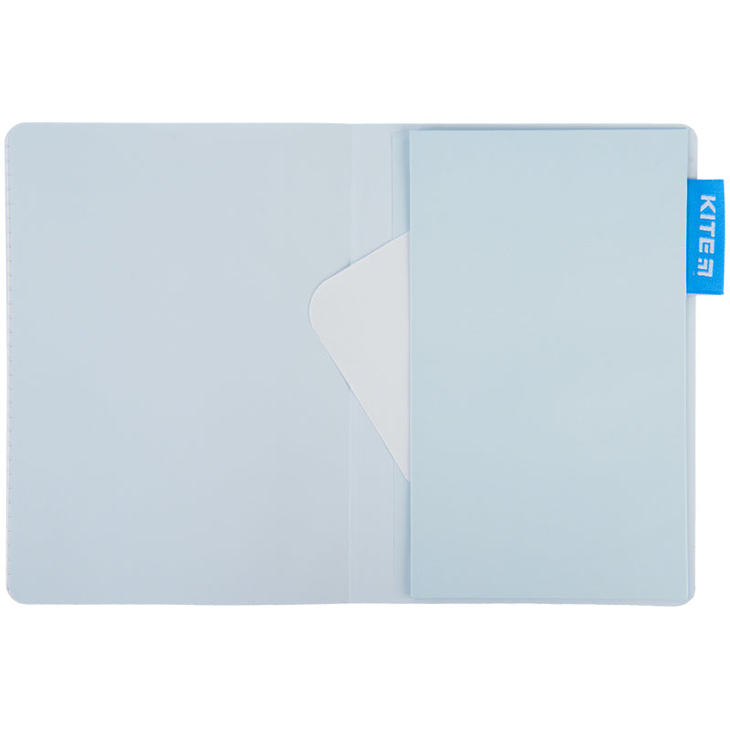 Notebook hard cover Kite K22-467-2, 120*196 mm, 96 sheets, blue