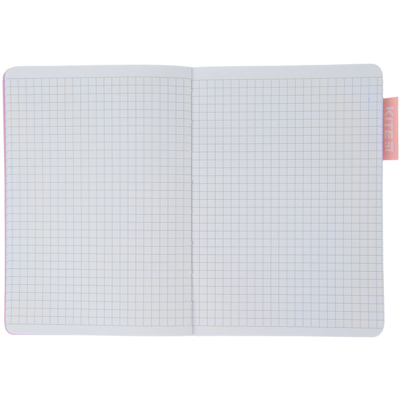 Notebook hard cover Kite K22-467-3, 120*196 mm, 96 sheets, pink