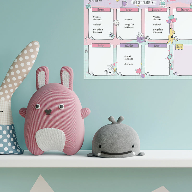 Wall-mounted weekly planner Kite Cats K22-471-2, А4