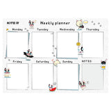 Wall-mounted weekly planner Kite Funny dogs K22-471-3, А4 Wall-mounted weekly planner Kite Funny dogs K22-471-3, А4