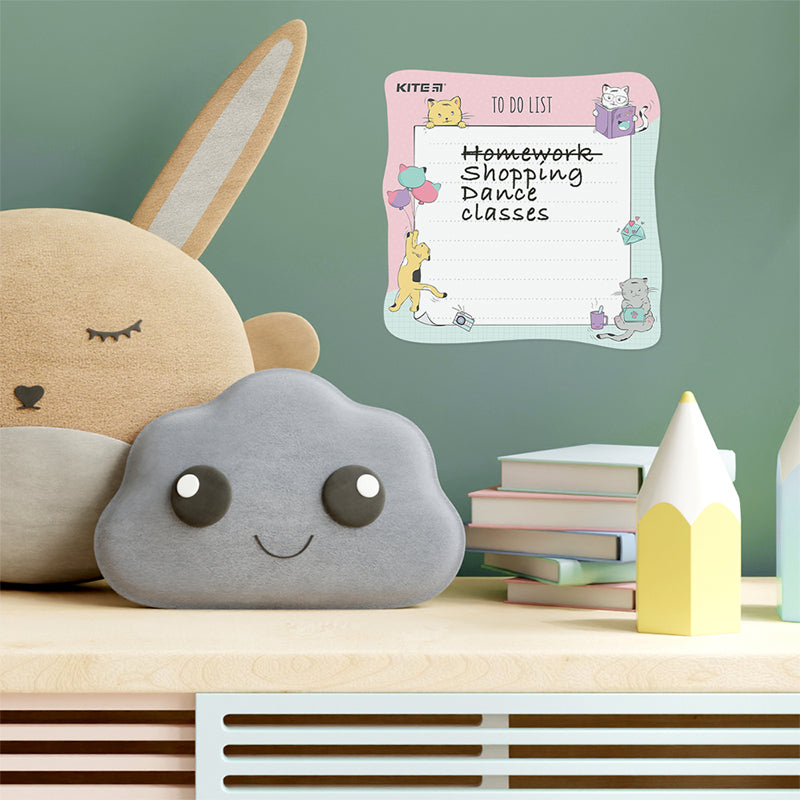 Wall-mounted planner To do list Kite Cats K22-472-2, А5