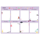 Wall-mounted weekly planner Kite Purple mood K22-473-2, А3 Wall-mounted weekly planner Kite Purple mood K22-473-2, А3