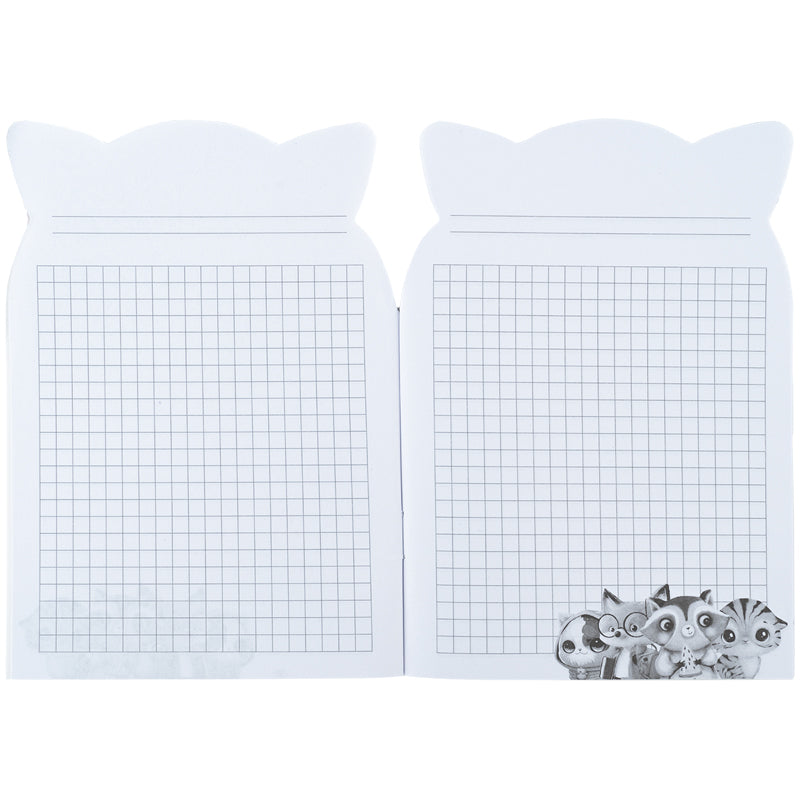 Notepad Kite Tasty racoon K24-461-4, 48 sheets, squared