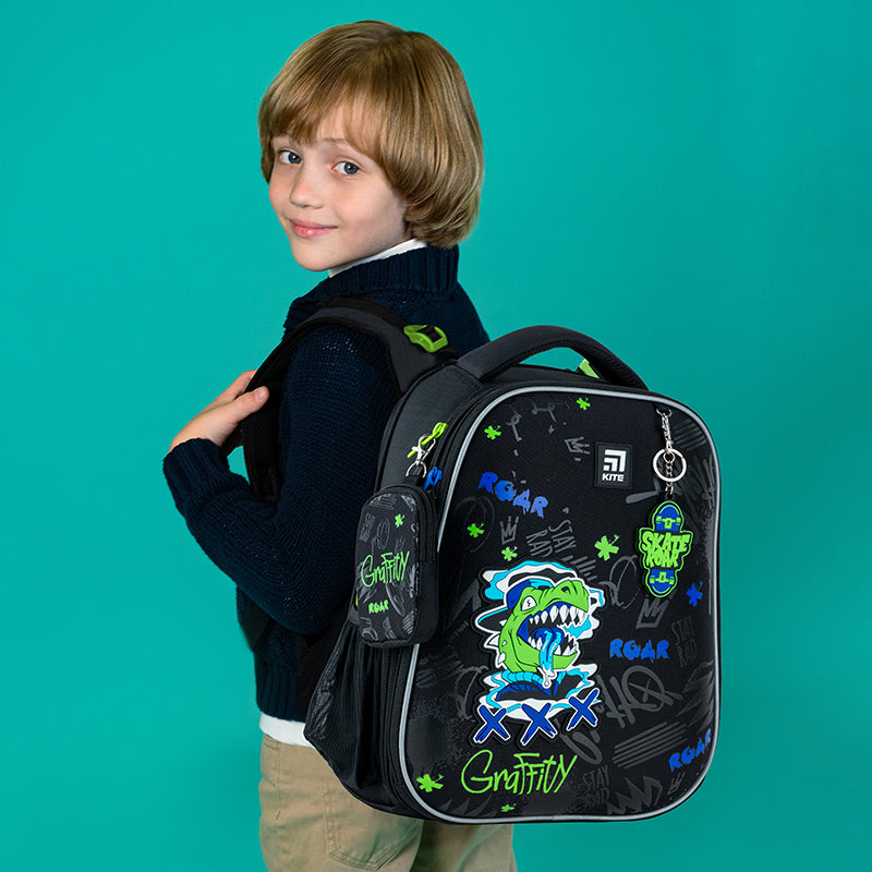 Hard-shaped school backpack Kite Education Roar K24-531M-5
